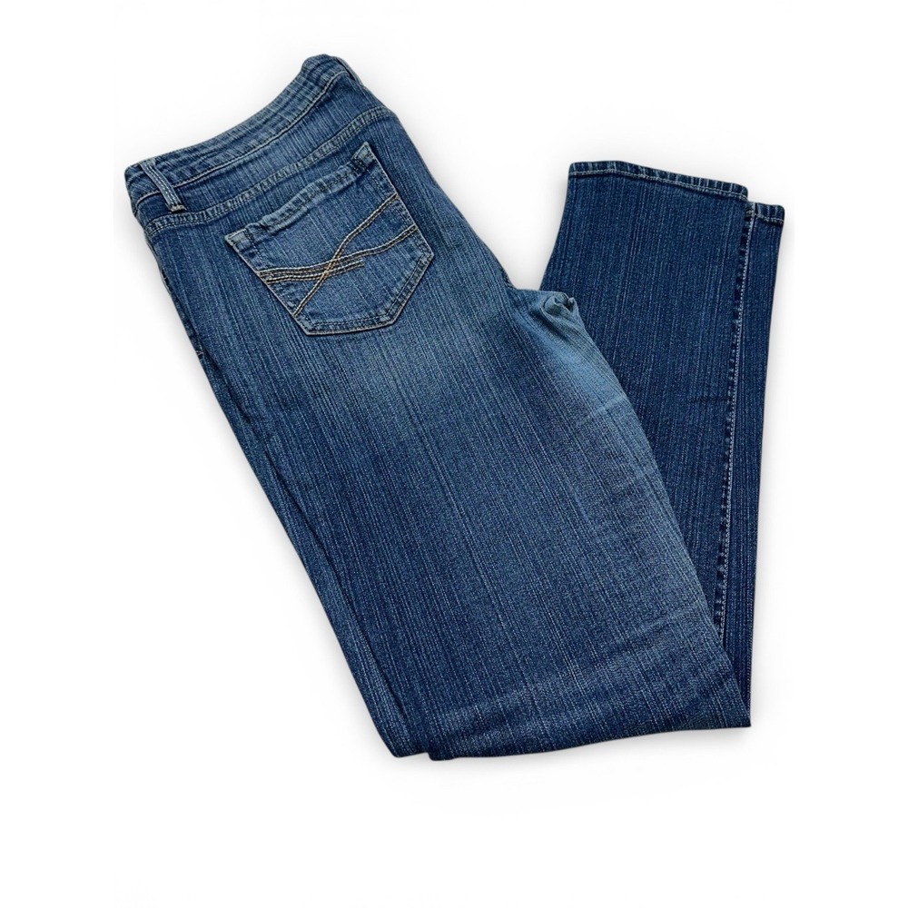 Aeropostale Ashley Ultra Skinny Jeans Womens 1971 Essential Blue Stretch Denim